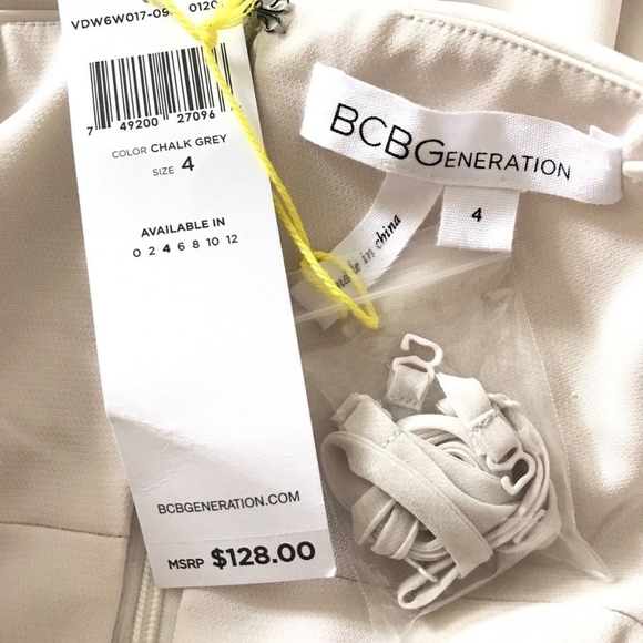 BCBG Generation | Sleeveless Tube Dress Beige - Picture 8 of 8